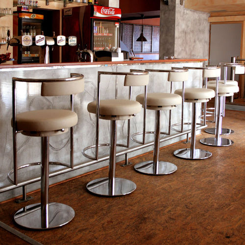Sedia alta contemporanea - ORO - KODRETA furniture, s.r.o. - da interno / in tessuto / in pelle