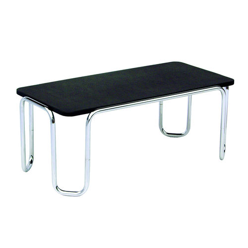 Tavolino basso contemporaneo - KODRETA  - KODRETA furniture, s.r.o. - in cromo / in legno massiccio / in vetro
