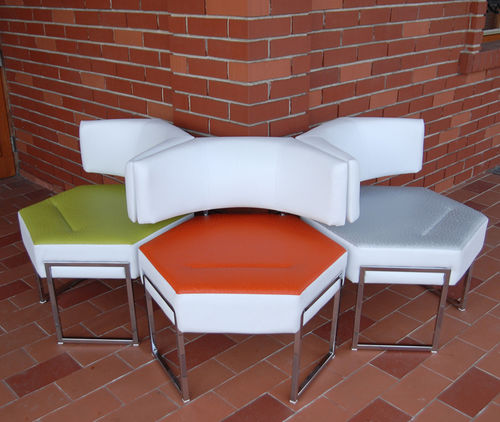 Chauffeuse contemporanea - IOON  - KODRETA furniture, s.r.o. - in tessuto / in pelle / in metallo
