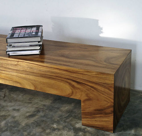 Panca contemporanea - POLOS - JÉRÔME-ABEL SEGUIN - in legno