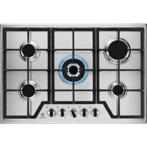 Piano cottura a gas - KGS7536X - Electrolux Home - 5 fuochi / da incasso / con manopole