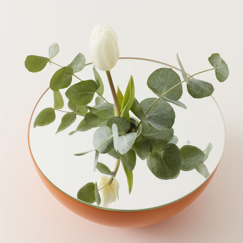 Vaso contemporaneo - POEM - A 2 designers - in vetro / in legno massiccio