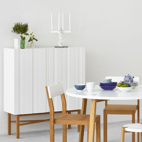 Credenza alta - CABINET - A 2 designers - contemporanea / in rovere / in MDF