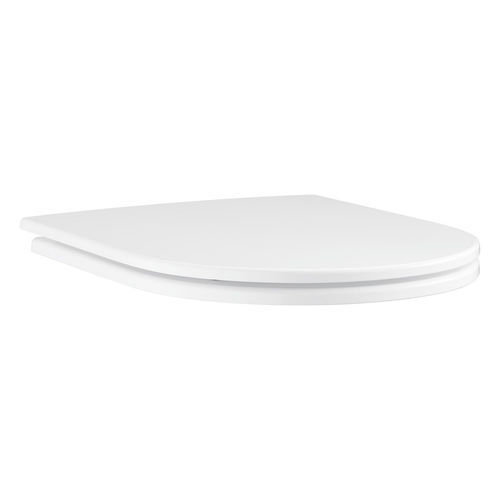 Copriwater a chiusura ammortizzata - 102500SH00 - GROHE - in termoindurente / in acciaio inossidabile / bianco