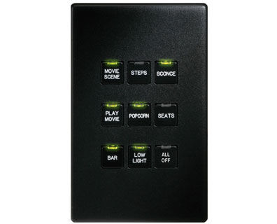 Tastiera di controllo per sistema domotico - METROPOLITAN   - Savant Systems - a muro