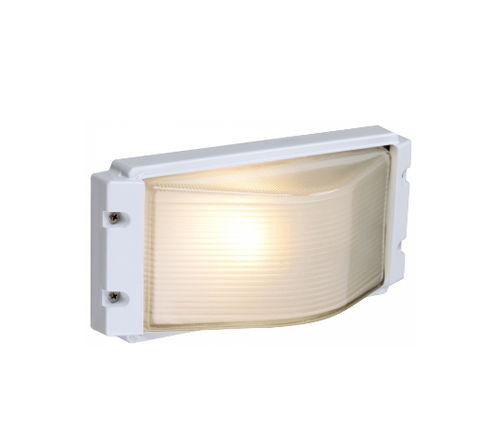 Luce fluorescente compatta - BRISSE - LUMITEK - rettangolare / da esterno / in alluminio