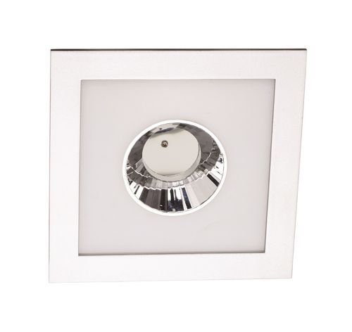 Downlight da incasso - APAZON - LUMITEK - fluorescente compatto / quadrato / da interno