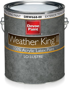 Pittura decorativa - WEATHER KING® II - DEVOE PAINT - da esterno / per facciata / acrilica