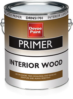 Primer per legno - INTERIOR LATEX WOOD PRIMER - DEVOE PAINT - in lattice / indoor