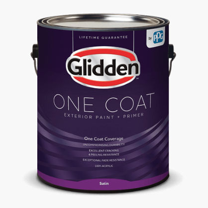 Pittura di fondo - GLIDDEN® ONE COAT - GLIDDEN - da esterno / per muro / acrilica