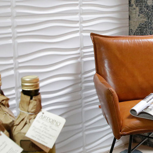 Pannello decorativo di rivestimento - FLOWS  - WallArt - da parete / leggero / in fibra naturale