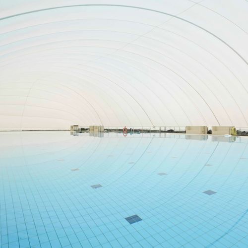 Pressostruttura per piscina pubblica - PISCINAS - Tecnodimension Hinchable S.L. - per copertura