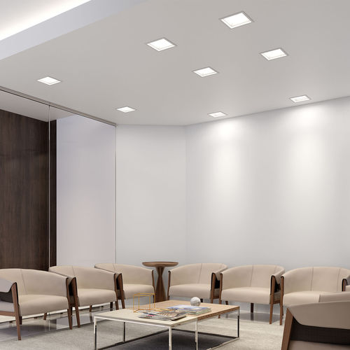 Downlight da incasso - NOX - Biffi Luce - LED / quadrato / IP43