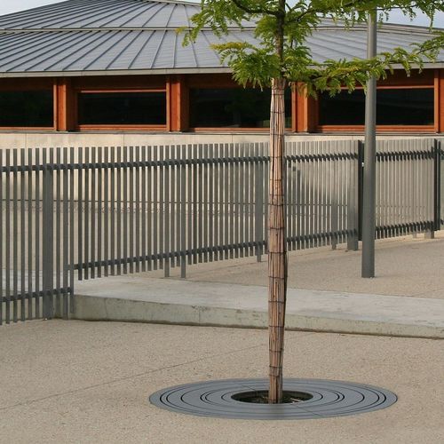 Griglia per alberi rotonda - AZTEC - ACCENTURBA - in acciaio galvanizzato / in acciaio termolaccato