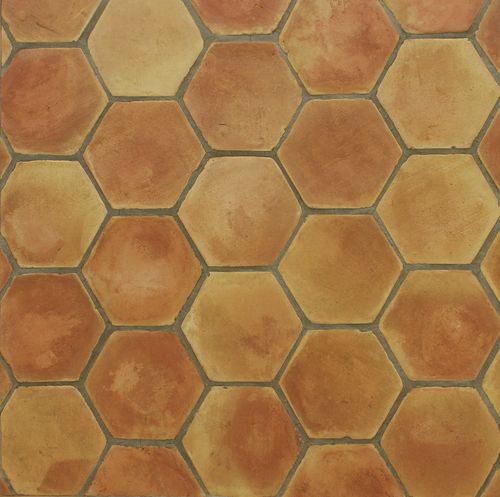 Piastrella in terracotta - HEXAGONAL - Ceramicas Antonio Aleman - opaca / da interno / da pavimento