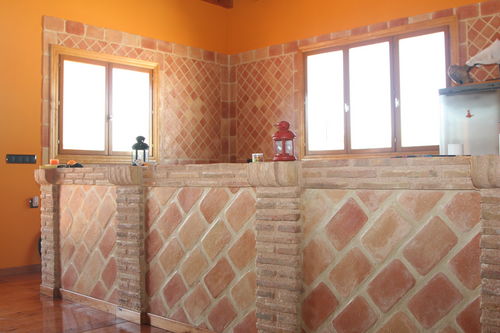 Piastrella in terracotta - Ceramicas Antonio Aleman - opaca / da interno / da parete