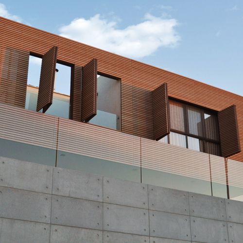 Sistema di facciata in cemento - FACADE PANEL WITH ANKERDOTS - IVANKA