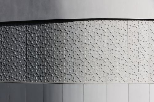 Lastra di paramento in calcestruzzo - RUDAS PERFORATED PANEL - IVANKA - da interno / da esterno