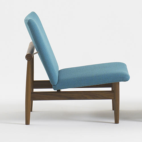 Chauffeuse design scandinavo - 137 - House of Finn Juhl – Onecollection - in tessuto / in noce / in rovere