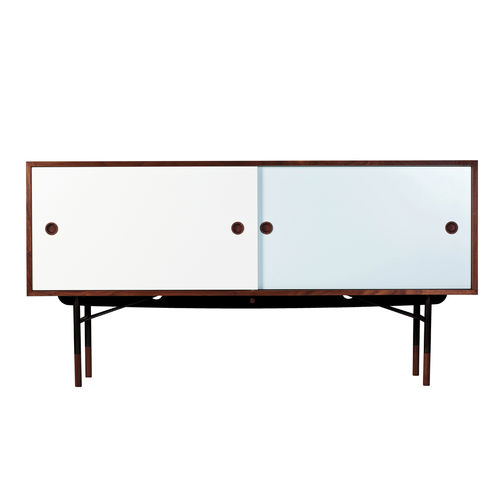 Credenza design scandinavo - House of Finn Juhl – Onecollection - in rovere / in noce / in acciaio