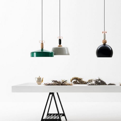 Lampada a sospensione - BON TON - Torremato - in metallo / contemporanea / con cavo