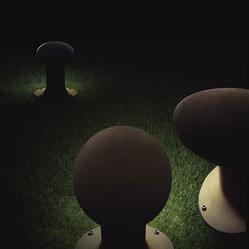 Lampada da terra - BITTA - Torremato - in vetro / contemporanea / con cavo
