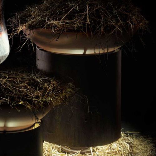 Lampada da terra - BOLE - Torremato - in ferro / in ghisa / contemporanea