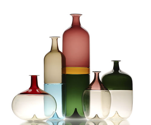 Vaso contemporaneo - BOLLE - Venini - in vetro / in vetro soffiato