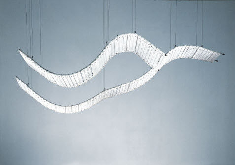 Lampada a sospensione - TAPPETO VOLANTE - Venini - in metallo / in vetro / design originale