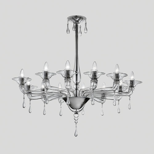Lampadario contemporaneo - SCARLATTI - Venini - in cristallo / in metallo / a incandescenza