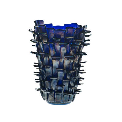Vaso contemporaneo - RITAGLI - Venini - in vetro / blu
