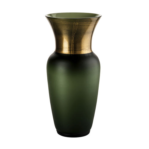 Vaso contemporaneo - OPALINO ORO - Venini - in vetro