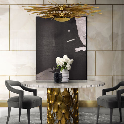 Lampada a sospensione - SOLEIL - BRABBU DESIGN FORCES - in ottone / contemporanea / con cavo