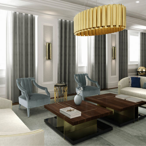 Poltrona classica - CAYO - BRABBU DESIGN FORCES - in velluto / su misura / blu