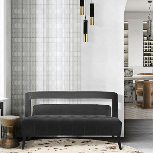 Divano contemporaneo - NAJ - BRABBU DESIGN FORCES - in velluto / in pelle / su misura