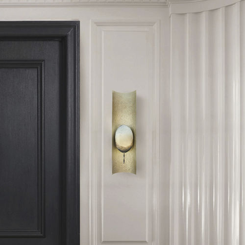 Applique contemporanea - PANJI - BRABBU DESIGN FORCES - da interno / in ottone / rettangolare