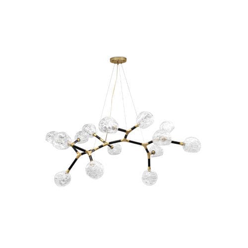 Lampada a sospensione - HORUS IRREGULAR BIG - BRABBU DESIGN FORCES - in ottone / in vetro / contemporanea