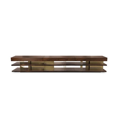Mobile porta TV contemporaneo - LALLAN - BRABBU DESIGN FORCES - lowboard / modulare / in ottone