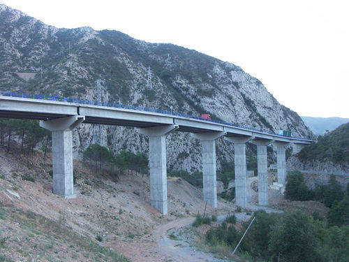 Trave in cemento armato - Pujol - a I / per costruzione di ponti