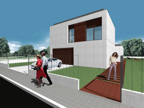 Casa ecologica - PRO - Pujol - modulare / contemporanea / a due piani