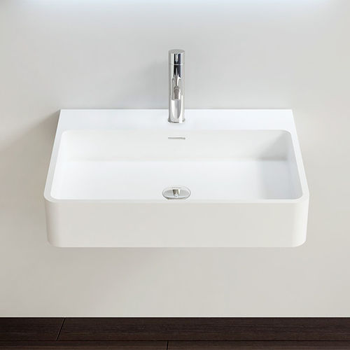 Lavabo sospeso - WT-01-M - Badeloft GmbH - ghisa minerale / rettangolare / contemporaneo