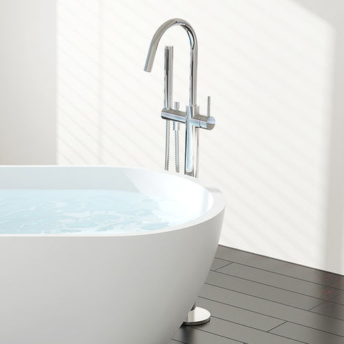 Miscelatore per lavabo - AT-01 - Badeloft GmbH - per vasca / a pavimento / in ottone cromato