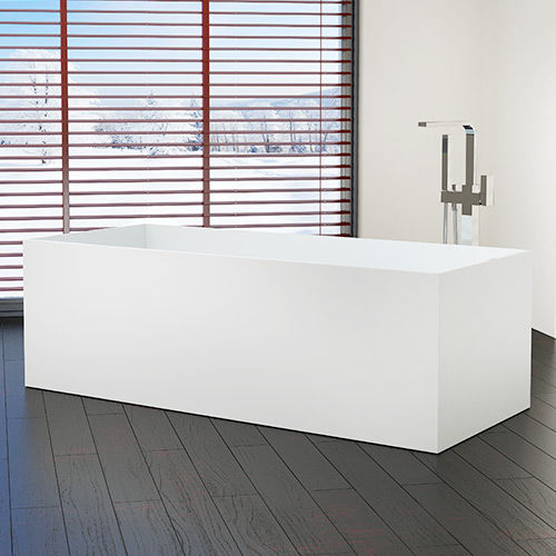 Vasca da bagno da appoggio - BW-06-L - Badeloft GmbH - ghisa minerale / bianca