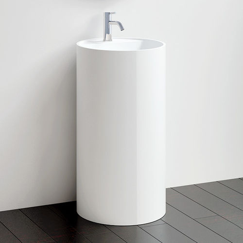 Lavabo autoportante - SB-03-A - Badeloft GmbH - ghisa minerale / rotondo / contemporaneo