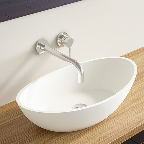 Miscelatore per lavabo - WAT-02-XL - Badeloft GmbH - per lavamani / da parete / in acciaio inossidabile