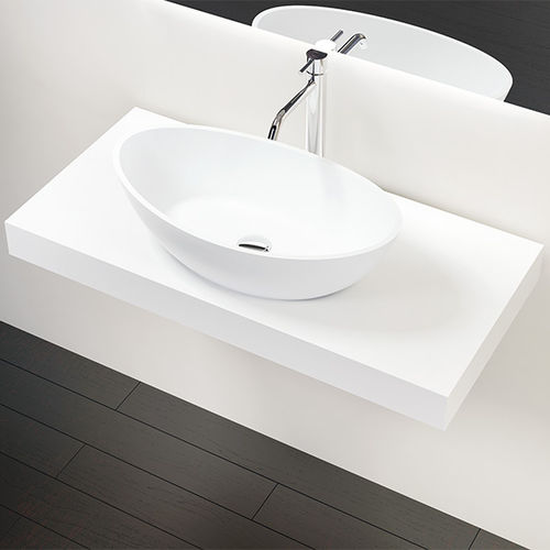 Piano lavabo ghisa minerale - BK-02-L - Badeloft GmbH