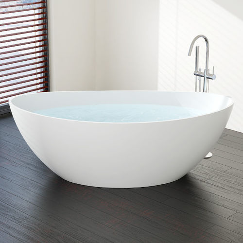 Vasca da bagno ovale - BW-03-XL - Badeloft GmbH - ad isola / ghisa minerale