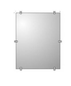 Specchio da bagno a muro - 942 - Frost Products Ltd. - contract / contemporaneo / rettangolare