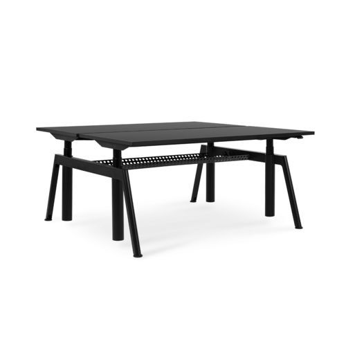 Scrivania bench - Sit&stand - Balma - da terra / da 4 persone / contemporanea