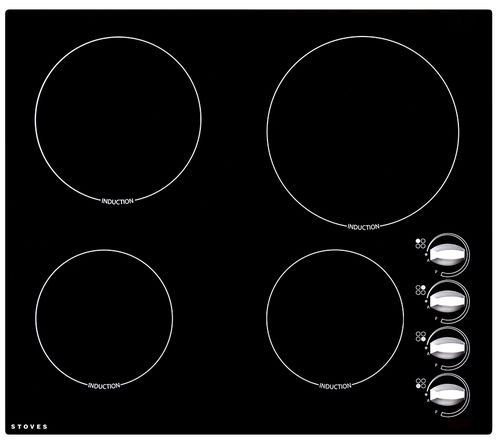 Piano cottura a induzione - SEH600IRX - Stoves - 4 fuochi / da incasso / con manopole
